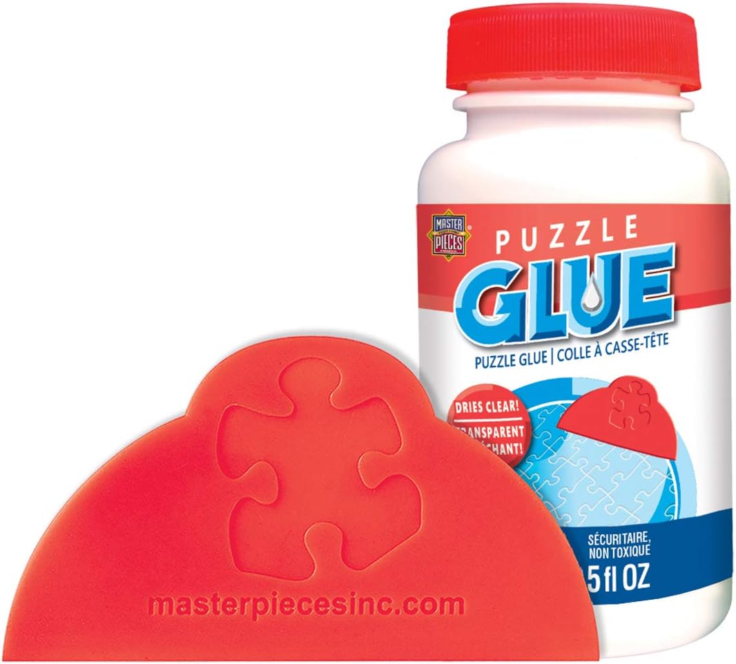 MasterPieces, Puzzle Glue with Wide Plastic Spreader - 5oz with Applicator - image 3