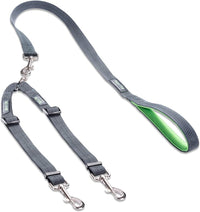 Mighty Paw Double Dog Leash - Double Leash w/ Handle / Lite | Dogs 0-30lbs