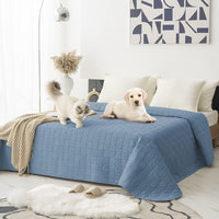 Tcksstex Waterproof Blanket Couch Cover for Dogs Pet Bed Protector – Essentials for Dogs - Stoneblue / 82x102Inch (Pack of 1)