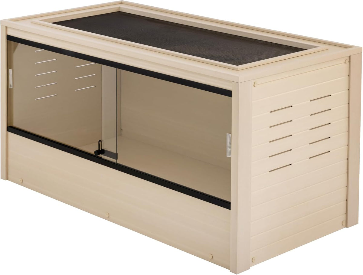 New Age Pet ECOFLEX 48" Mojave Reptile Enclosure, Maple - Tan / Large