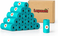 Dog Poop Bag Holder for Leash, Large-Capacity Canvas Pouch - 320 Bags
