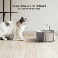 PEKTACO Cat Water Fountain Replacement Filters for 3.2L/108oz - 6 Filters+6 Sponges - image 3