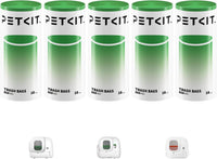 PETKIT Replacement Trash Bag Waste Bag 5 Rolls – Daily Care for Cats - 5 Roll(90 count)