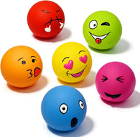 Latex Squeaky Dog Balls for Small Dogs, Mini Breed - M/L Assorted Colors / Large