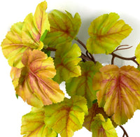 Fake Calathea Orbifolia, Reptile Terrarium Suction Plants – Essentials for Fish - Fake Heuchera Micrantha Yellow - image 3
