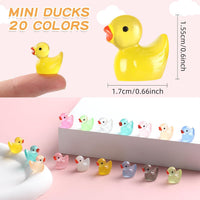 Mini Ducks 100 Pack Tiny Ducks Glow in The Dark – Fun for Kids & Family - Luminous Mini Ducks - image 3