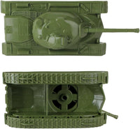 TimMee Toy Tanks for Plastic Army Men, OD Green WW2 3pc - Od Green - image 3
