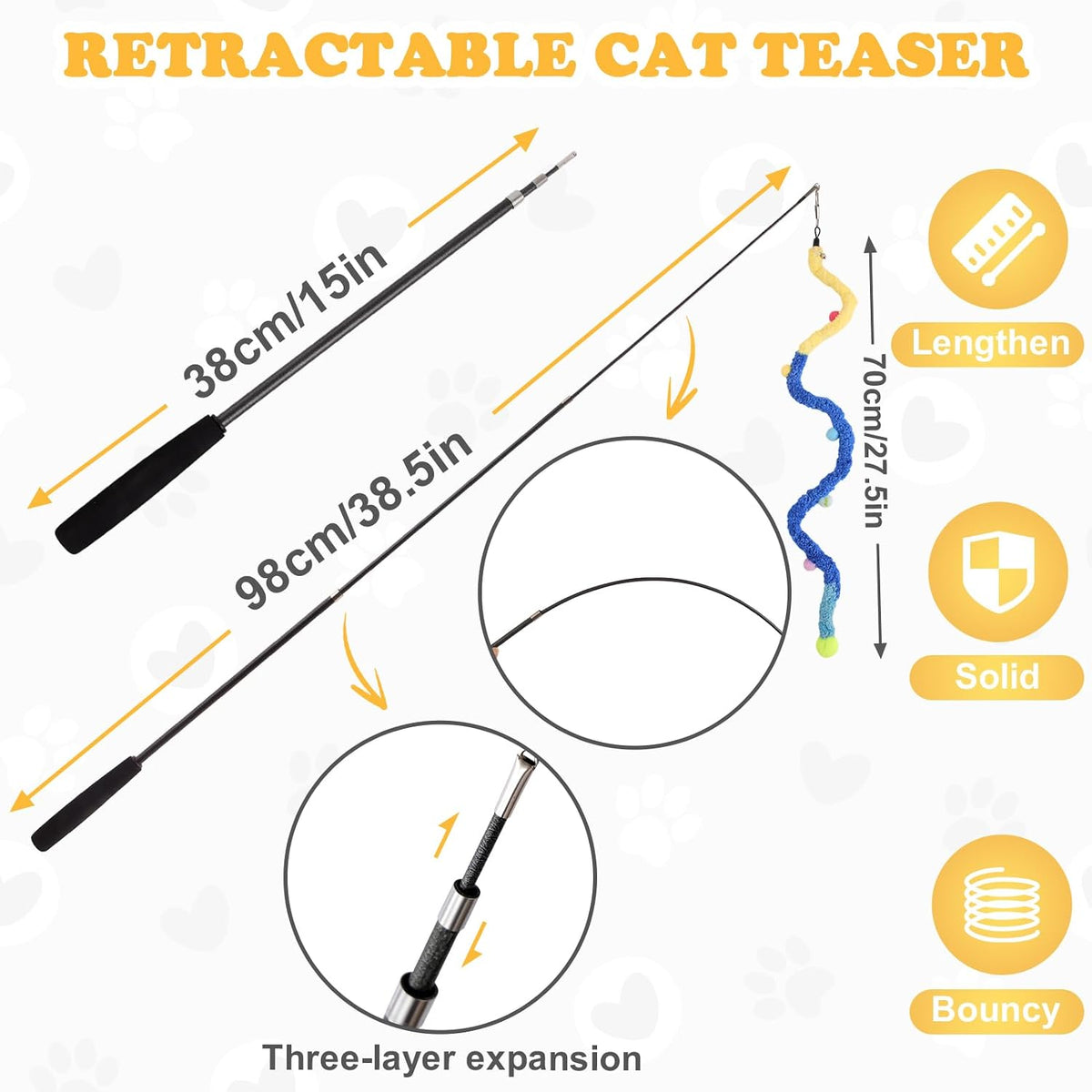9PCS Interactive Bird Simulation Cat Toy Set with Suction Cup Indoor – Essentials for Cats - 8pcs - image 2