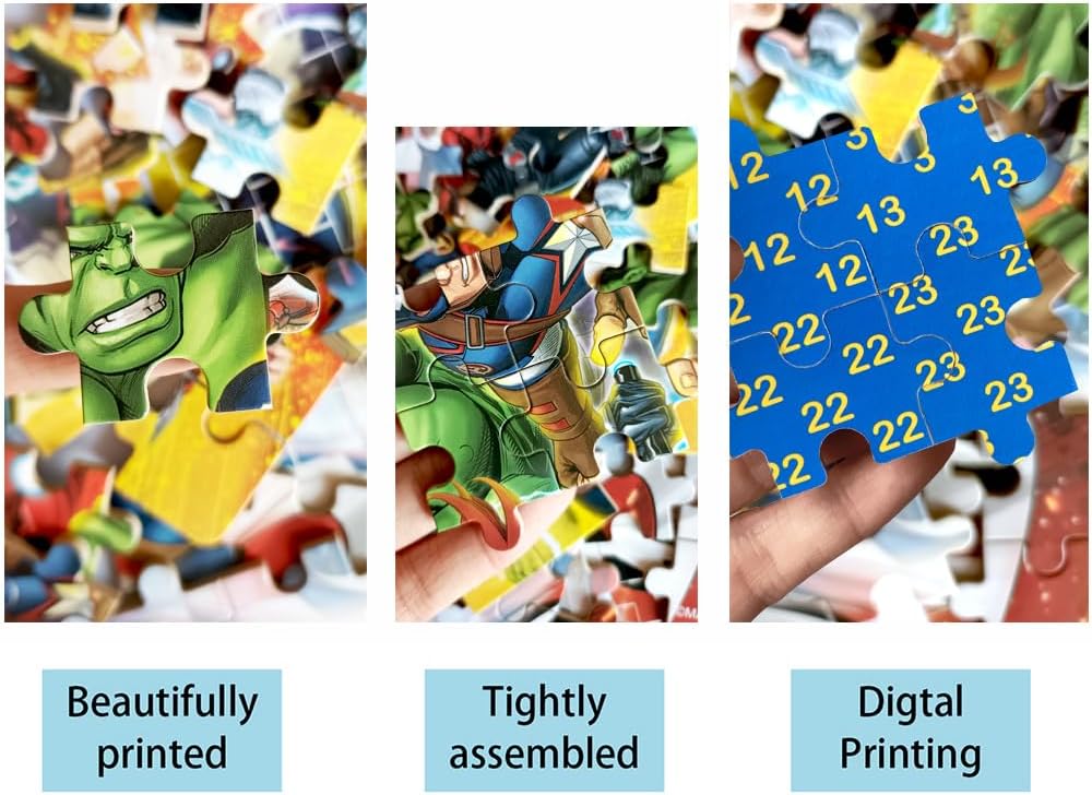 NEILDEN 60 piece jigsaw puzzle for kids ages 4-8 packed in a tin box - view 9
