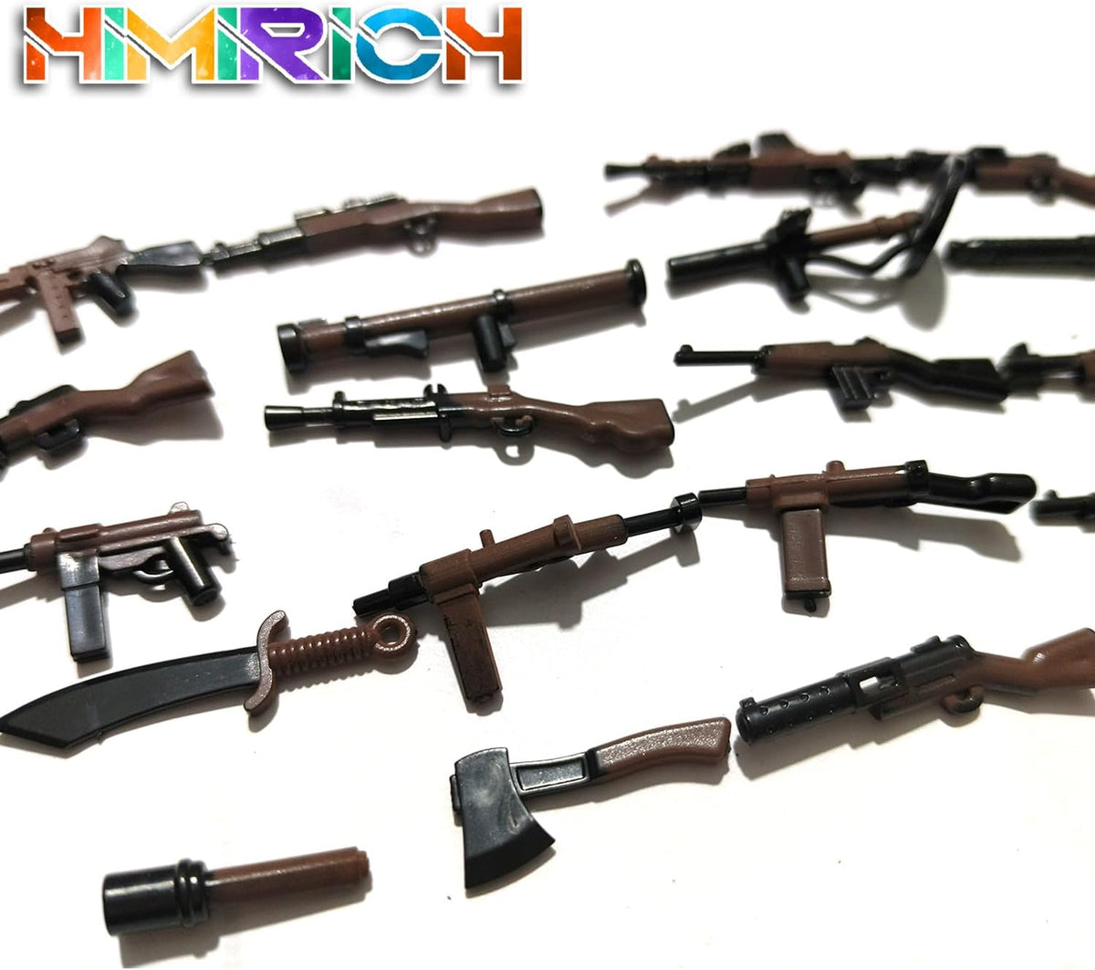 Himirich U.S. WW2 military weapons pack for mini figures in black ABS plastic - view 28