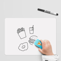 loukin Kids Magnetic Dry Erase Erasers - Blue 2 Pack - image 4