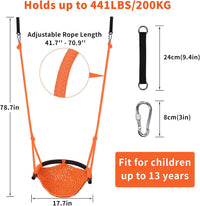 Hi-Na Tree Swing for Kids - Orange - image 2