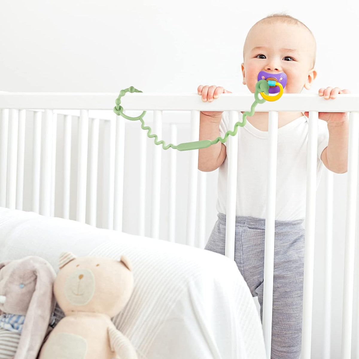 Toy Straps for Baby, Toy Safety Straps for Toy, Sippy Cup Straps - A-multi 5pack - image 3