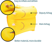 Ztikug inflatable arm floaties, 2 pack of PVC swim arm bands with inflater - view 32