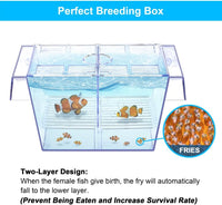 DaToo Fish Breeding Box Aquarium Holding Tank Transparent Fish - image 3