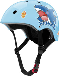 Besttravel Kids Helmet, Toddler Adjustable Kids Ages 3-8 Years Old Boys Girls Multi-Sports Safety - Lake Blue