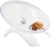 Hermit Crabs Wheel Toy, Hamster Running Wheel Toys - Large / White