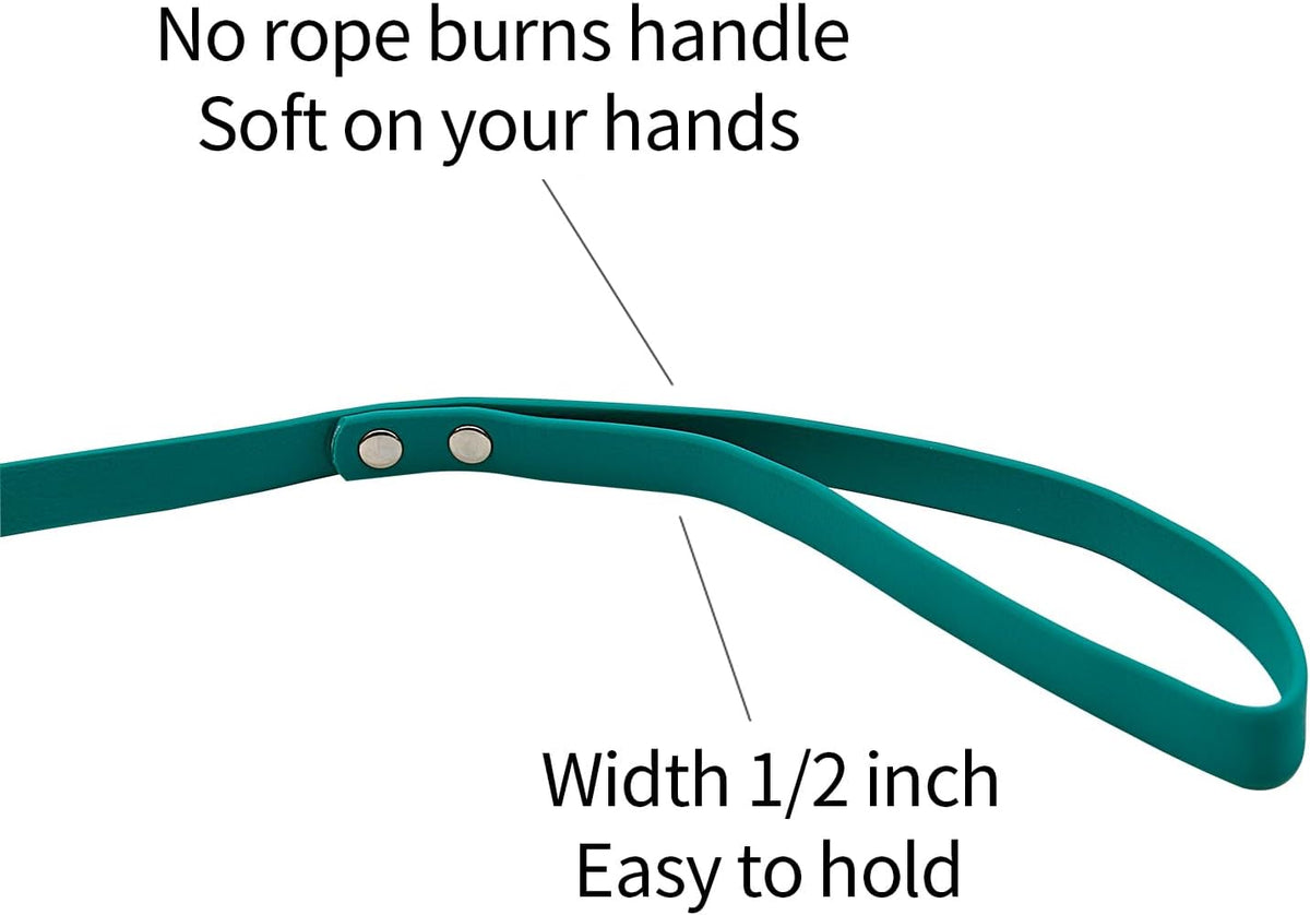 Waterproof Long Dog Leash Recall Training Lead 5 10 16 30 50 Foot - Emerald Green / 30ft - image 2
