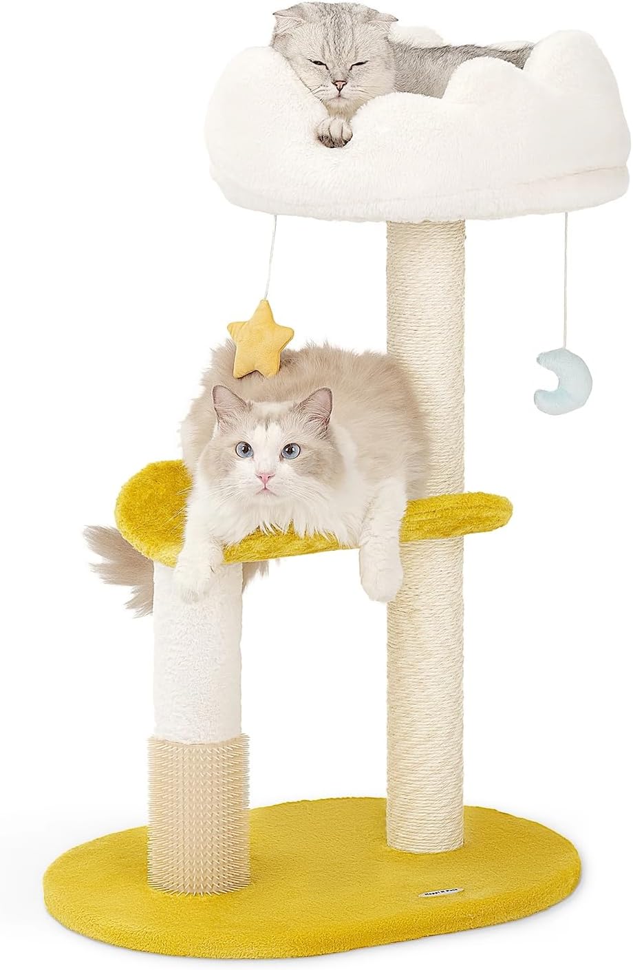 Cat Tree, Cloud Cat Tower with Soft Bed - 31.5" with Scratching Posts