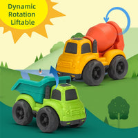 Aigitoy 2 Pack Car Toys for Kids 18M+ - A-green and Yellow - image 4