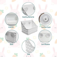 Hay Feeder for Rabbit, Bunny Hay Holder Guinea Pig Hay Feeder Plastic Hay Rack for Rabbits Small - 7.5 X 4.7 X 5.5 inches, 2 Pieces - image 3