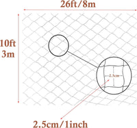 Cat Netting Balcony, UV & Weather-Resistant Cat Balcony Safety Net, Transparent Nylon Pet Mesh - Transparent 10x26ft - image 2