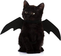 Pet Cat Bat Wings for Halloween Party Decoration - Small / Pure Black - image 3