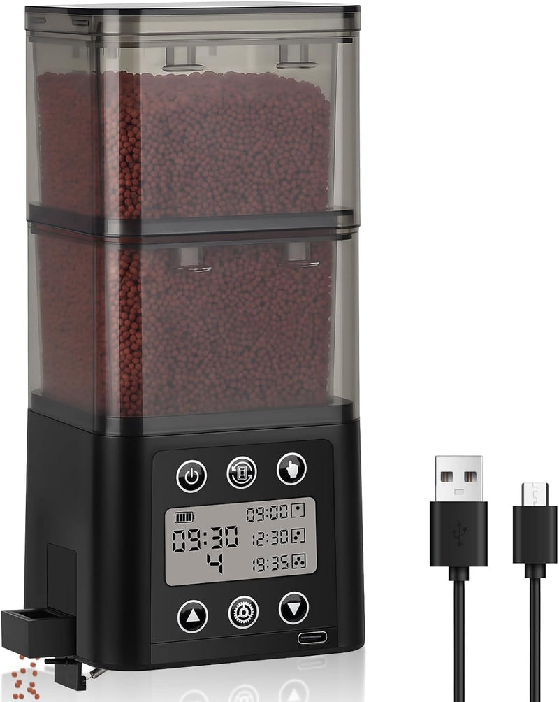 fishkeeper USB Automatic Fish Feeder for Aquarium - 520ML