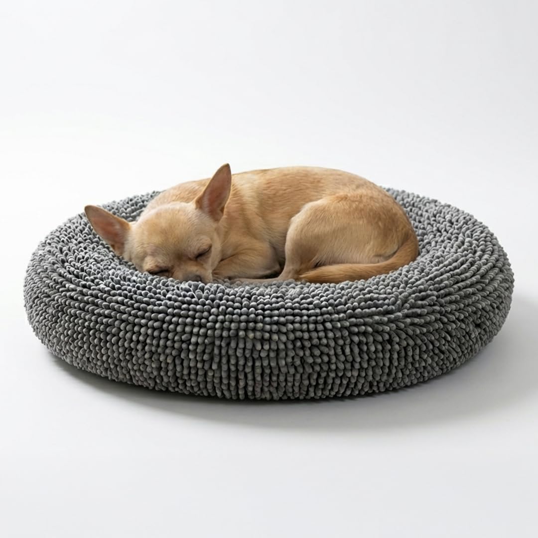 Muddy Mat Cloud K-9 Dog Beds for Small Dogs & Cats - Small (25''X25'') / Grey