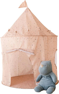 3 Sprouts Kids Play Tent for Ages 3 to 10 - Terrazzo Clay