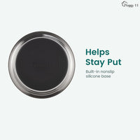 Deep Stainless Steel Dog Bowls, 3 US Cup Each - 2 Bowls / 6 Cups - image 2
