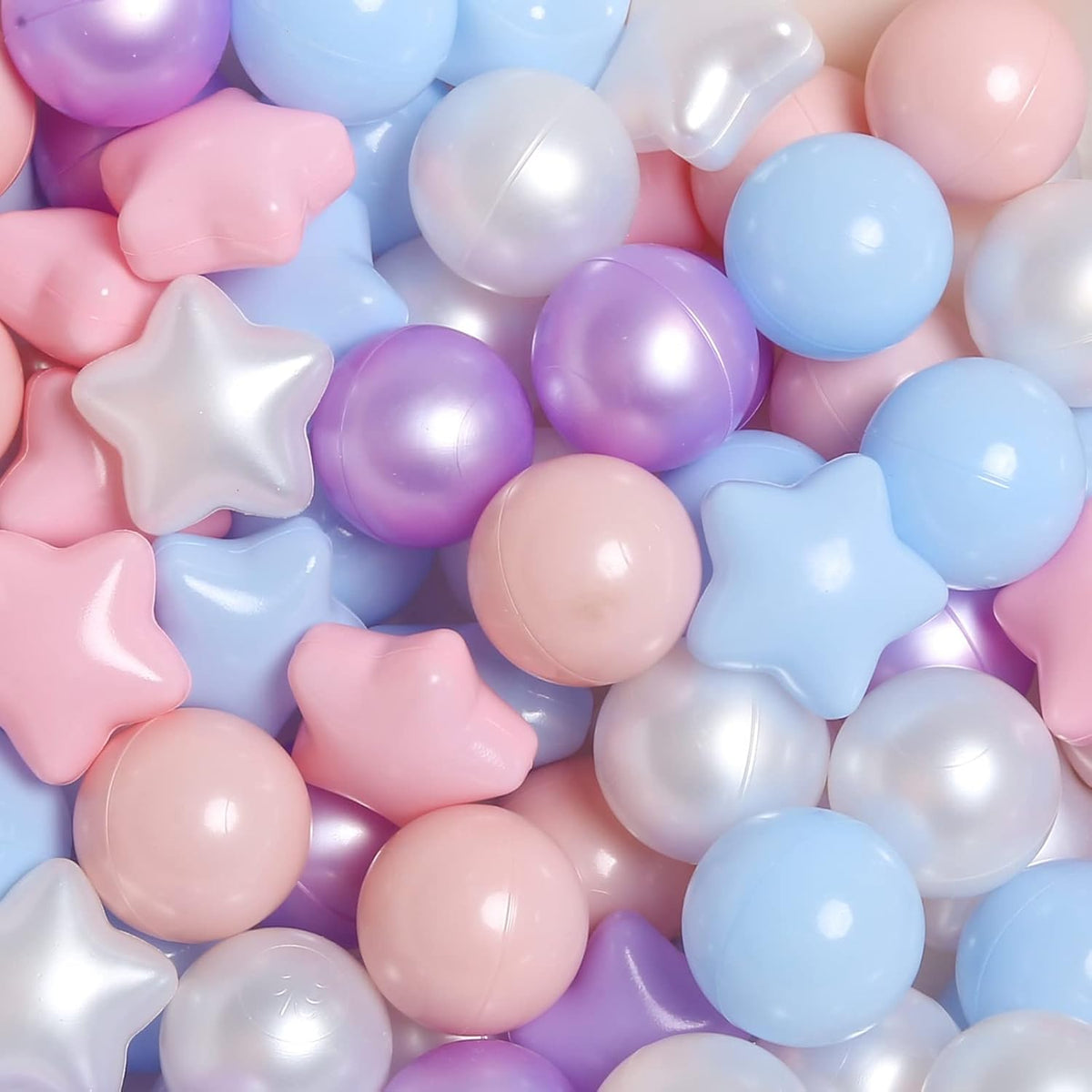 GOGOSO Ball Pit Balls for Childrens Phthalate-Free BPA-Free Non-Toxic - A Mix Colors / 200 balls