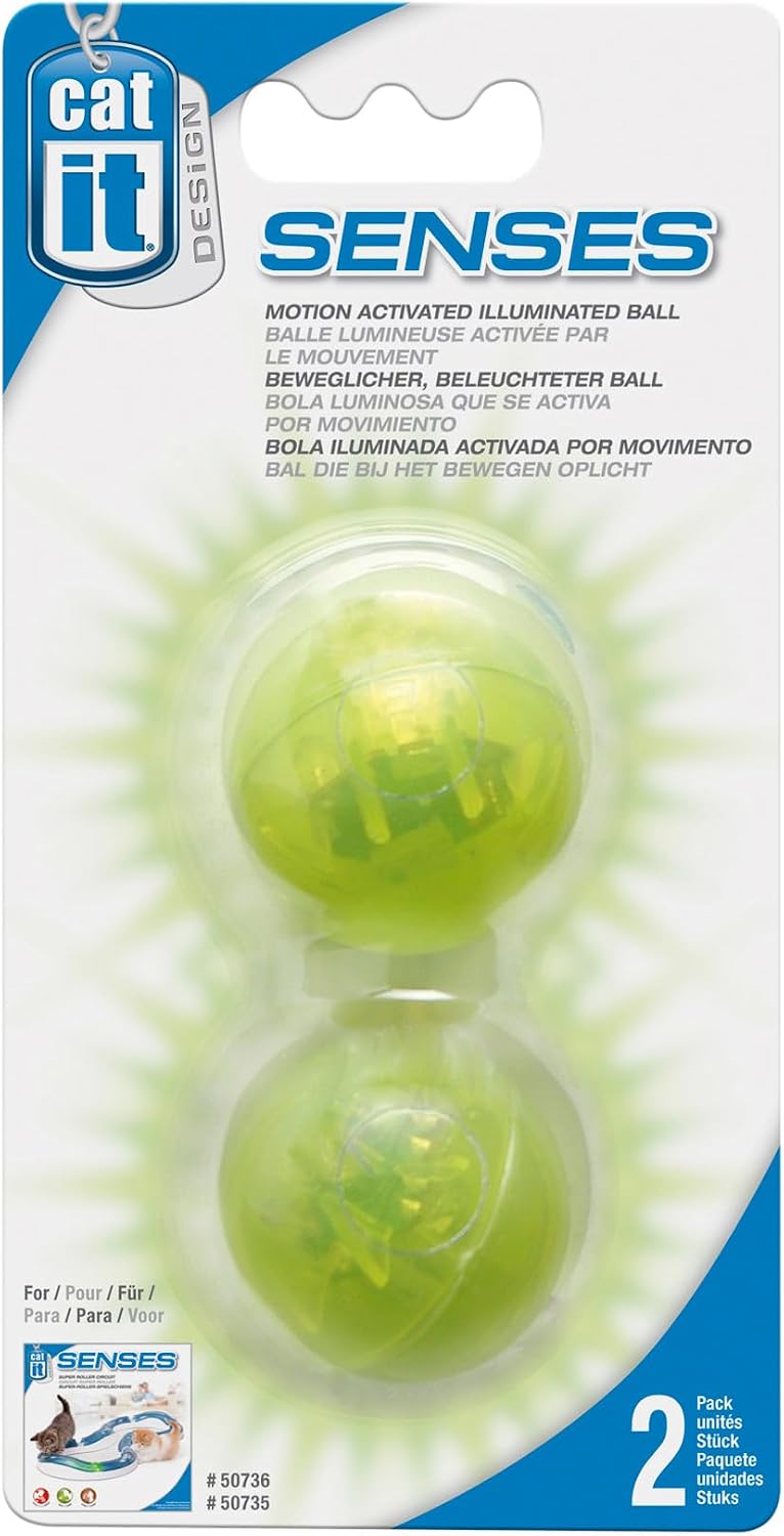 Hagen Catit Design Senses Illuminated Ball – Essentials for Cats