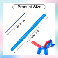 260 Balloons - Clear Long Balloons for Tying Balloon Arch & Balloon Ties – Fun for Kids & Family - Dark Blue - image 3