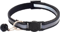 2 Pack Breakaway Cat Collars with Bells - Black - image 4