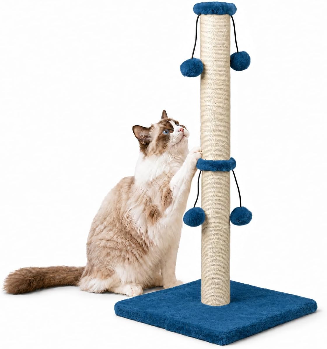 Dimaka 29in Cat Scratching Post - Blue / 29 inches for All Cats