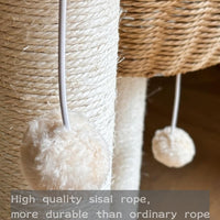 Modern Wood Cat Tree for Large Cats - Large-Oiled1 - image 4