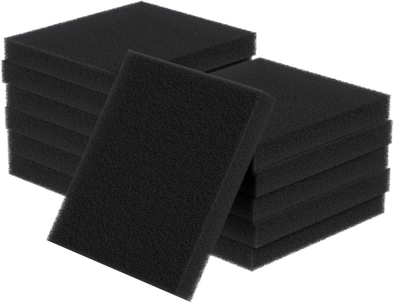 Pawfly 4 Pack Aquarium Bio Sponge Filter Media Pad - 12 Pack（40 PPI）