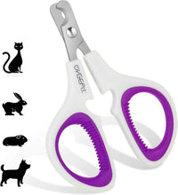 Pet Nail Clippers, Cat & Kitten Claw Nail Clipper Safe Sharp Trimmer – Essentials for Cats - Purple - image 2