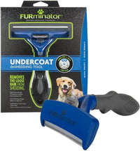 FURminator Large Dog Undercoat deShedding Tool for Long Hair – Essentials for Dogs - long hair - new model / Large
