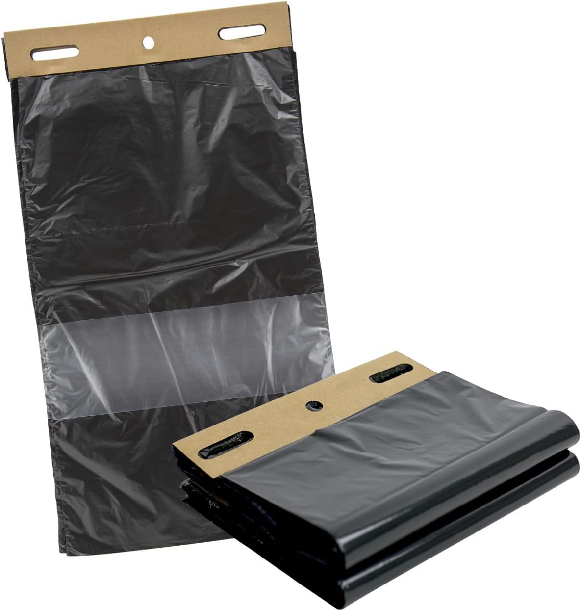 Zero Waste USA ONEpul Dog Waste Station Bags, 8 Headers - Opaque black / 100 Count (Pack of 8) - image 3