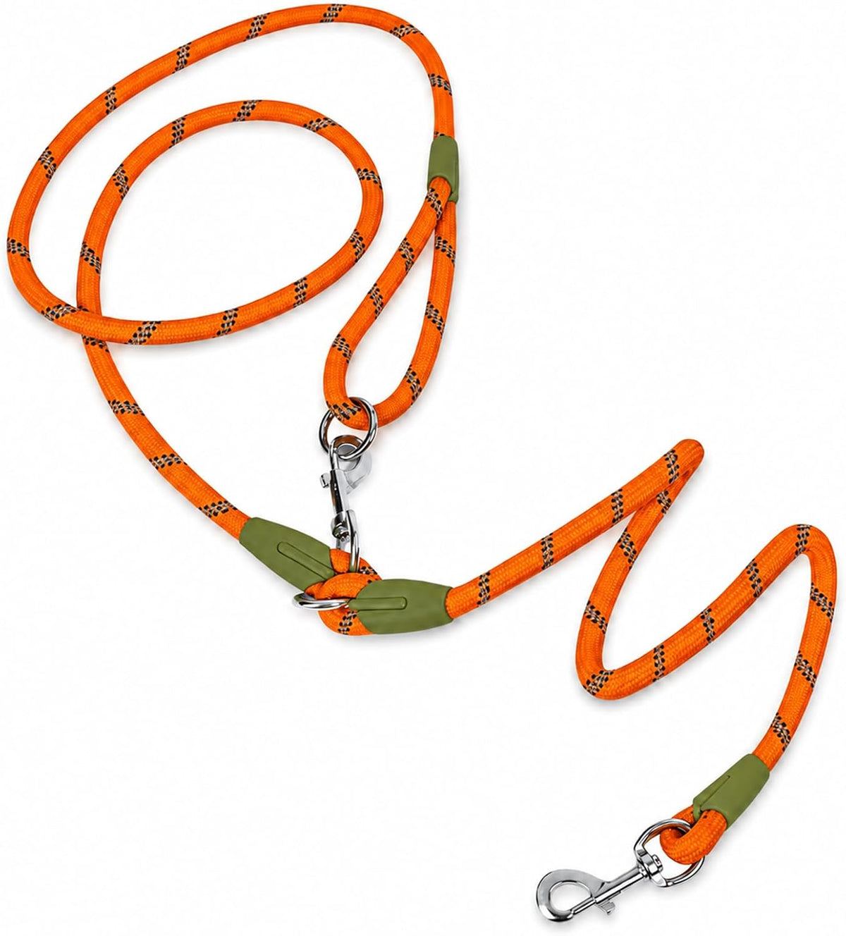 Hands Free Dog Leash Crossbody Dog Running Leash Handsfree Pet Rope - Orange / For Single Dog