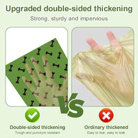 Green Dog Poo Bags Lavender scent - 270 Large Biodegradable Poop Bags, Extra Thicken Strong Corn Starch Blended Compostable Leak Proof Poop Waste Bag for Dogs