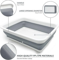 Fhiny 2PCS Open Cat Litter Box, Kitten Potty Pan Semi-Enclosed Foldable Waterproof Travel Toilet Low Entrance for Indoor Cats Small Pet Kitty Rabbit Supplies Easy to Clean and Assemble