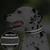 PetiFine Dog Collars for Medium Dogs - Grey / Large (19"-23") - image 4