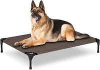 Elevated Dog Bed for Outdoor - Brown / 42"L x 30"W x 7"Th