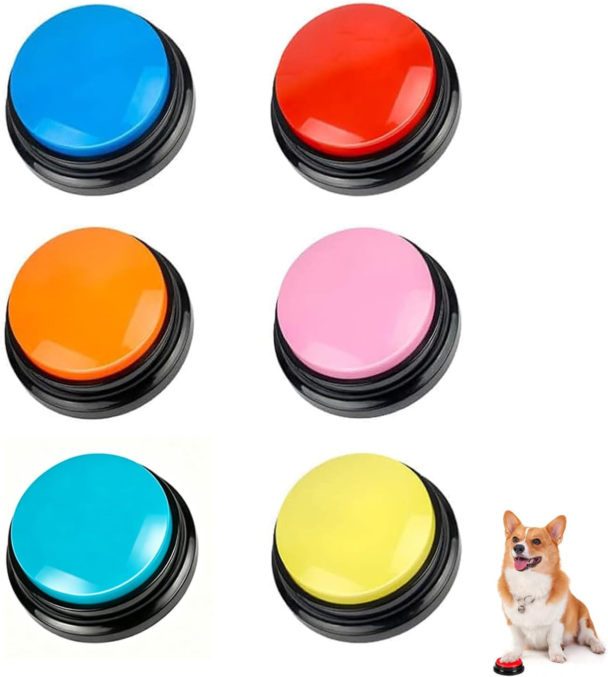 BoArt Voice Recording Button - 6 Sets