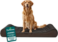 FurHaven Orthopedic Dog Bed for Large Dogs - Jumbo/XL / Chocolate