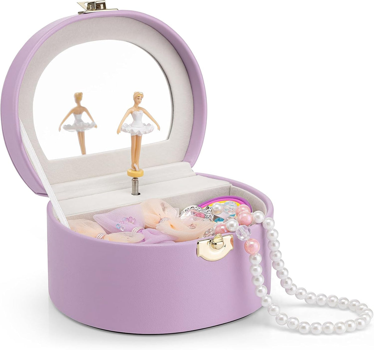 VLANDO Musical Jewelry Box for Girls - B.Purple