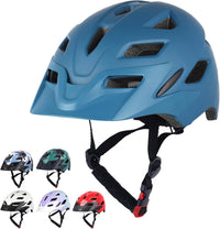 Kids Bike Helmet, Toddler Youth Helmet for Boys Girls, Ages 3-5 - Matte Blue / 50cm-57cm/19.7''-22.4''